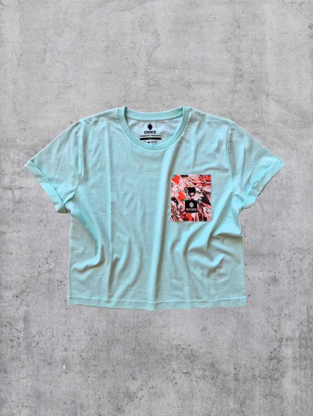 Camiseta crop 'Caribbean'