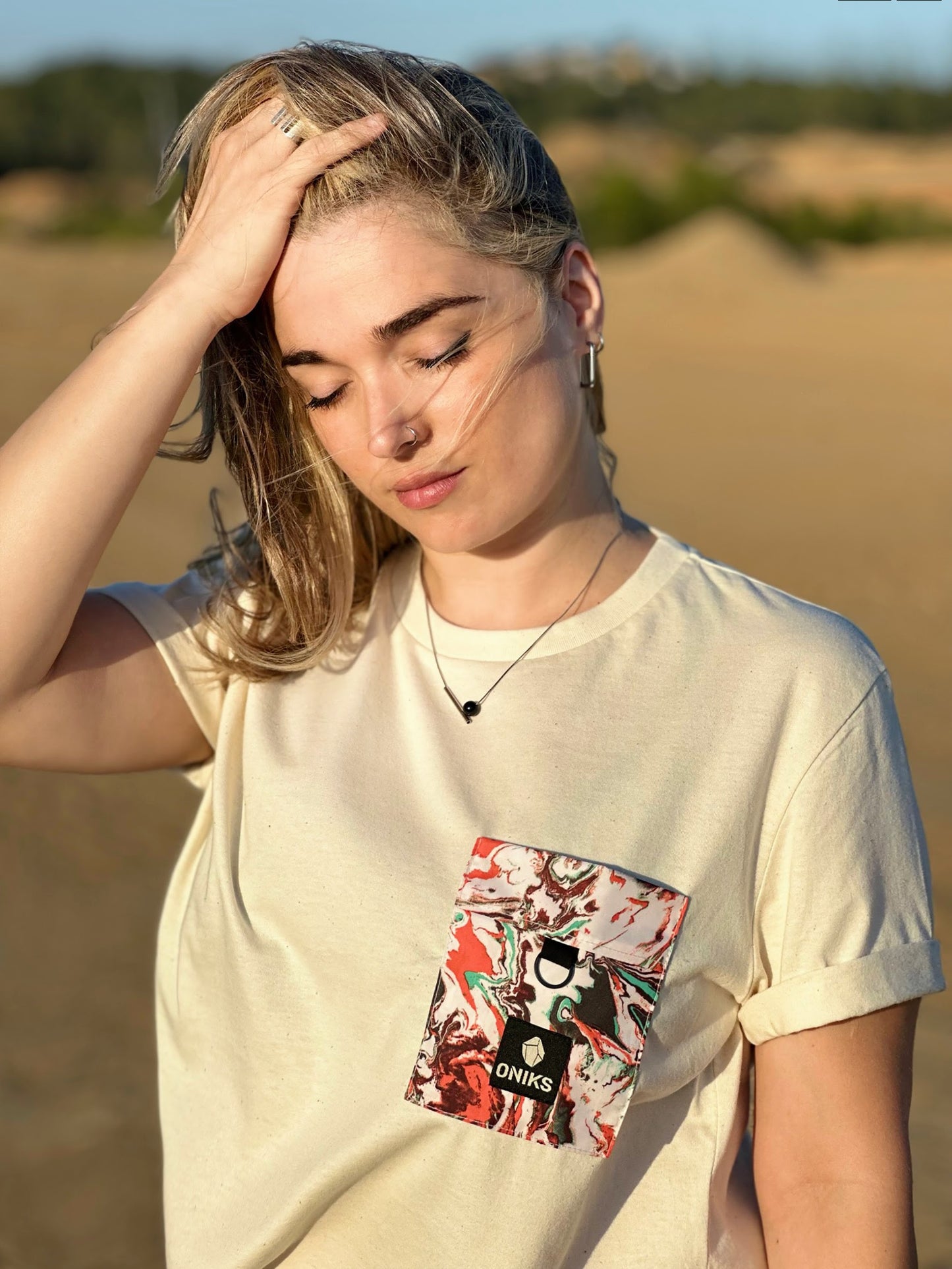 Camiseta crop 'Sahara'