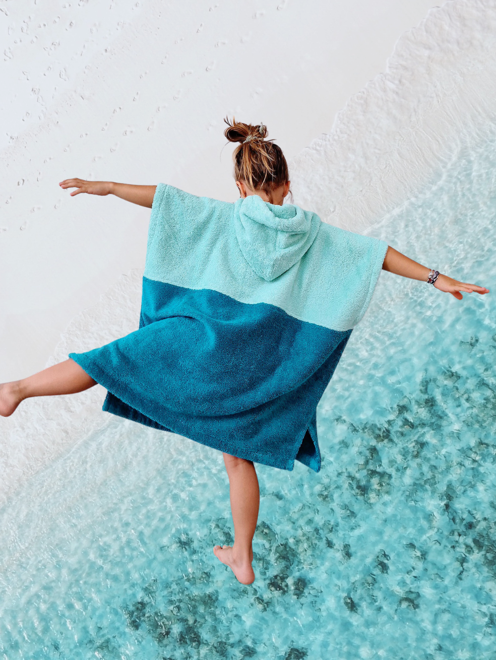 Poncho infantil 'Formentera'