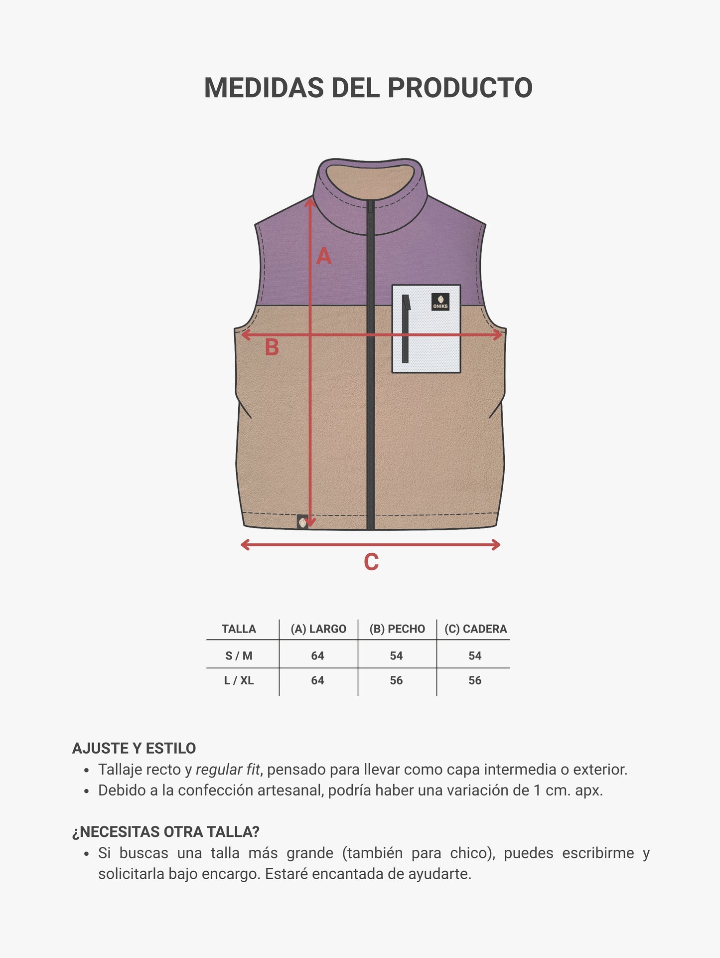 Chaleco polar 'Burgundy/ Dune'