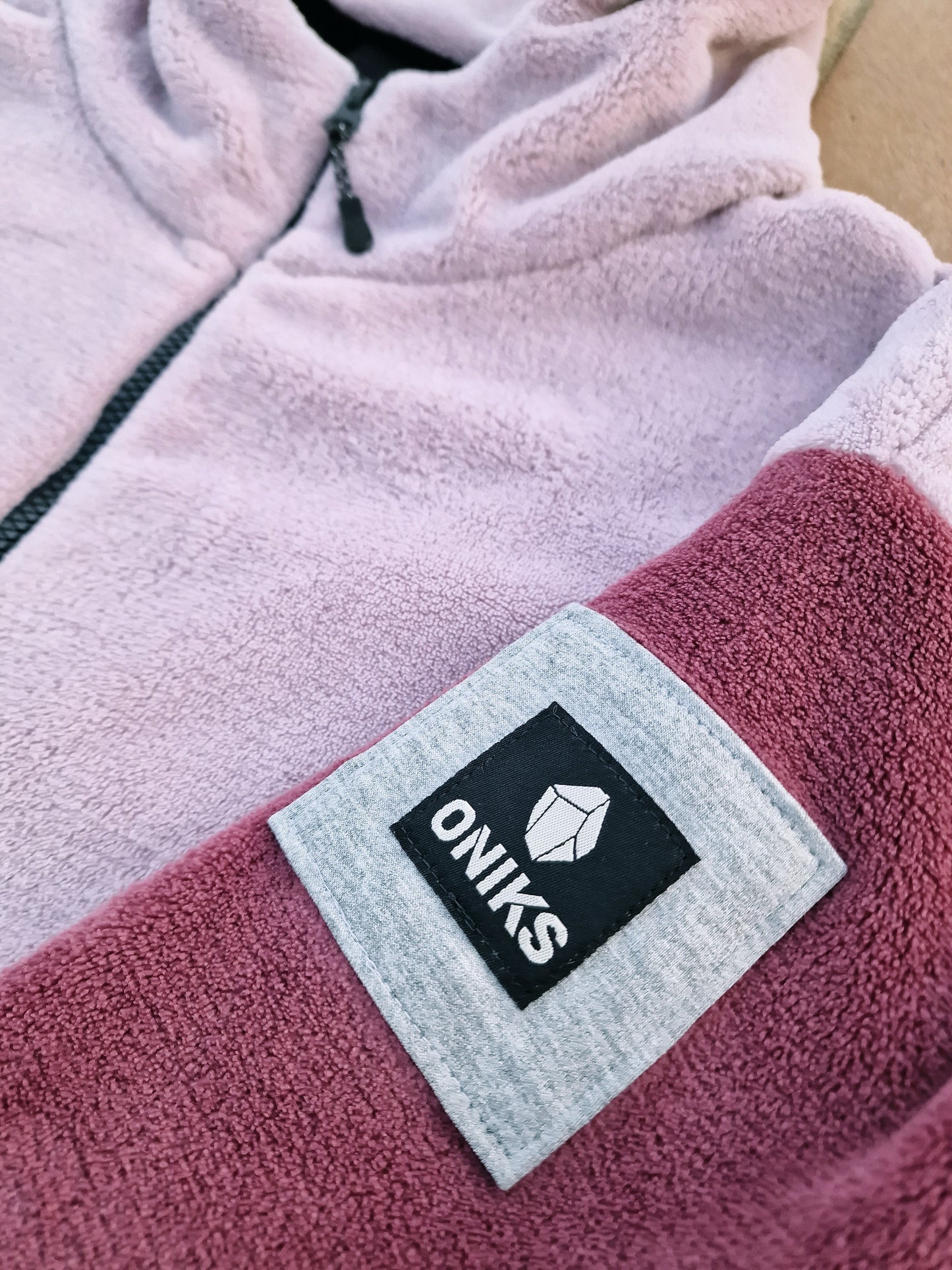 Poncho polar 'Mauve/Wine' PRE ORDER