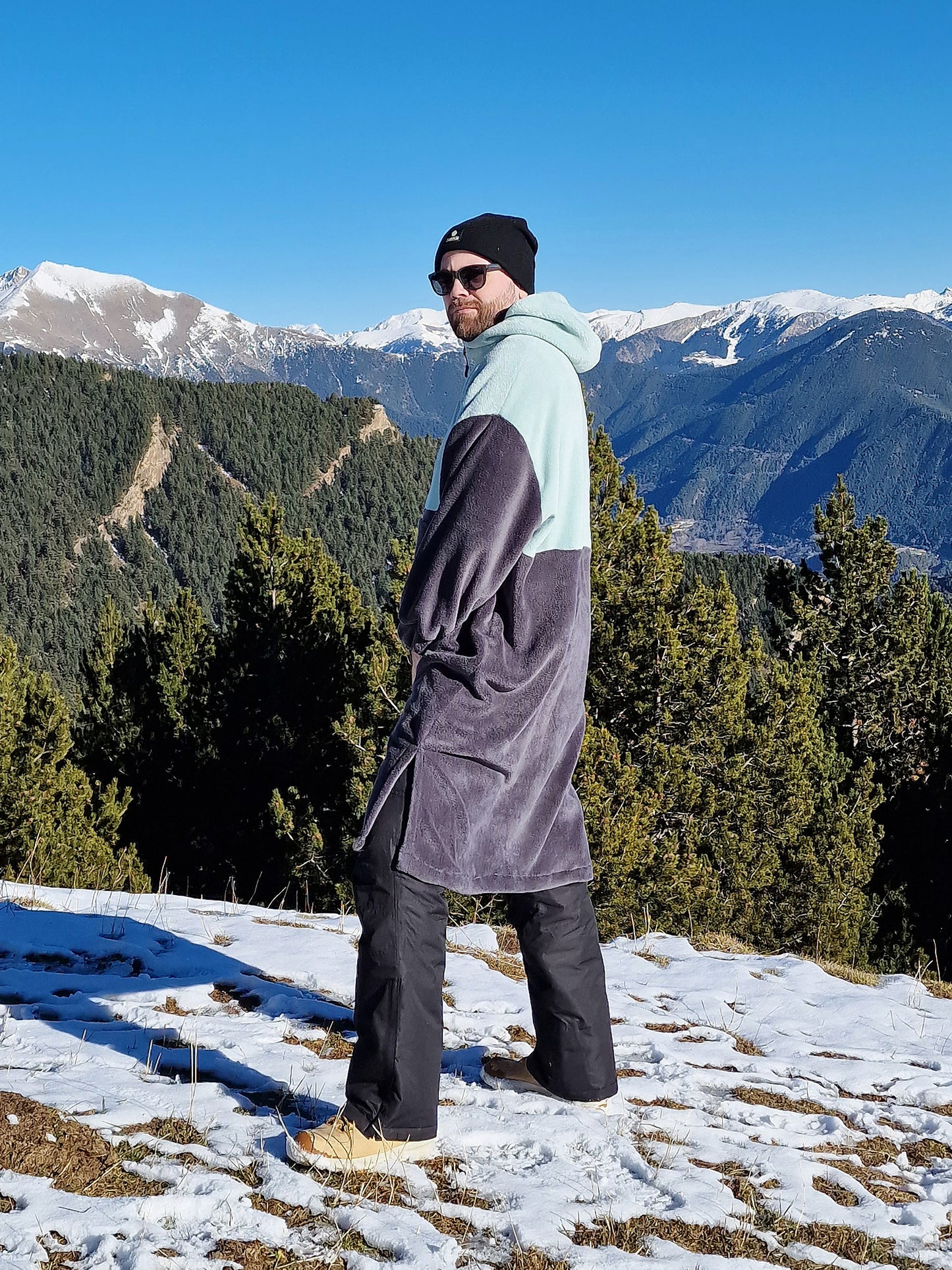 Poncho polar 'Aquamarine/Graphite' PRE ORDER