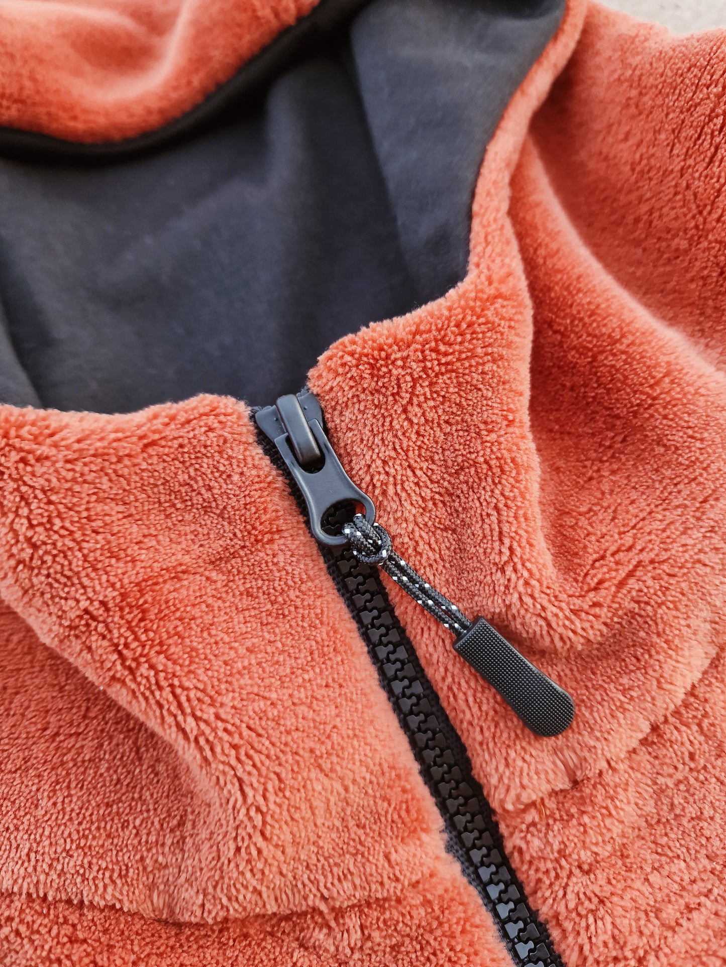 Poncho polar 'Amber/Stone' PRE ORDER