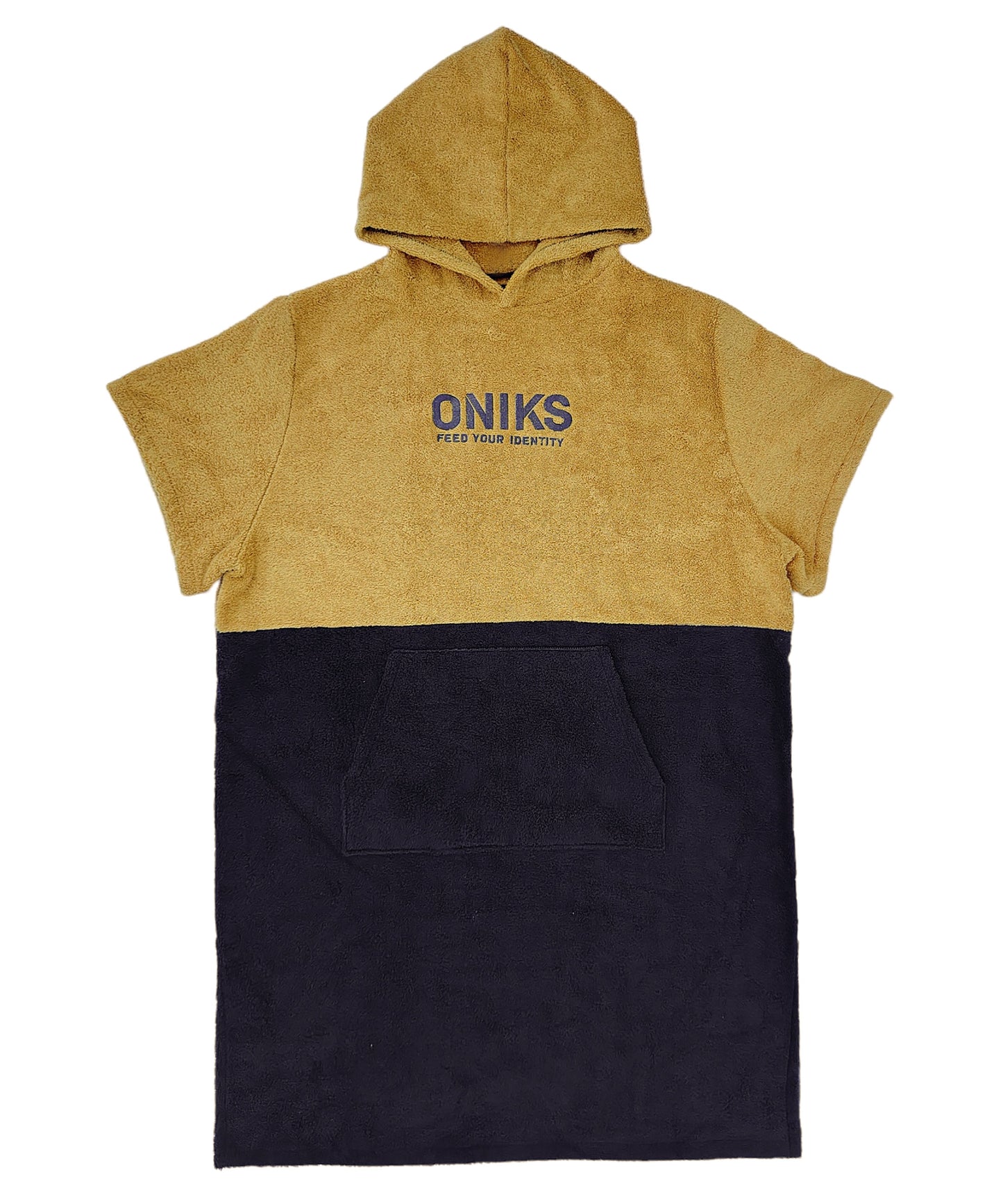 Poncho toalla 'Honey/Black'
