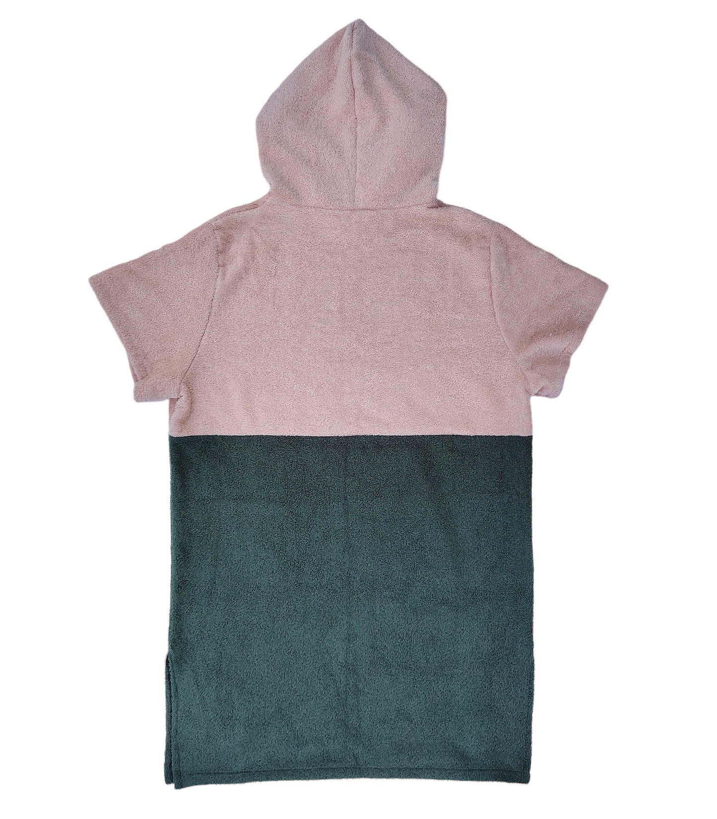 Poncho toalla 'Peach/Forest'