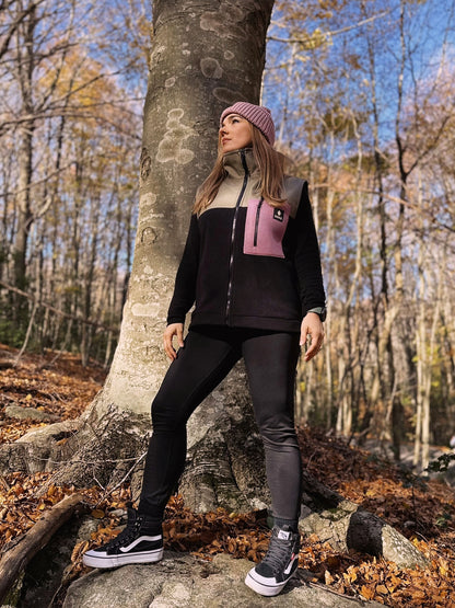 Chaleco polar 'Olive/ Ink'