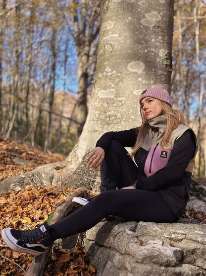 Chaleco polar 'Olive/ Ink'