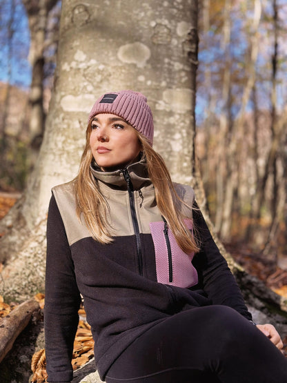 Chaleco polar 'Olive/ Ink'