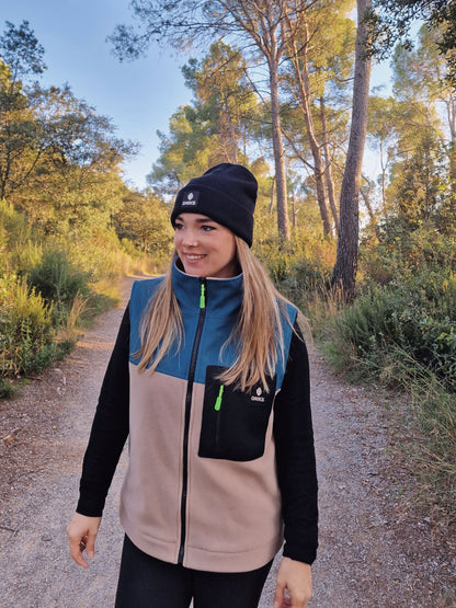 Chaleco polar 'Ocean/ Dune'