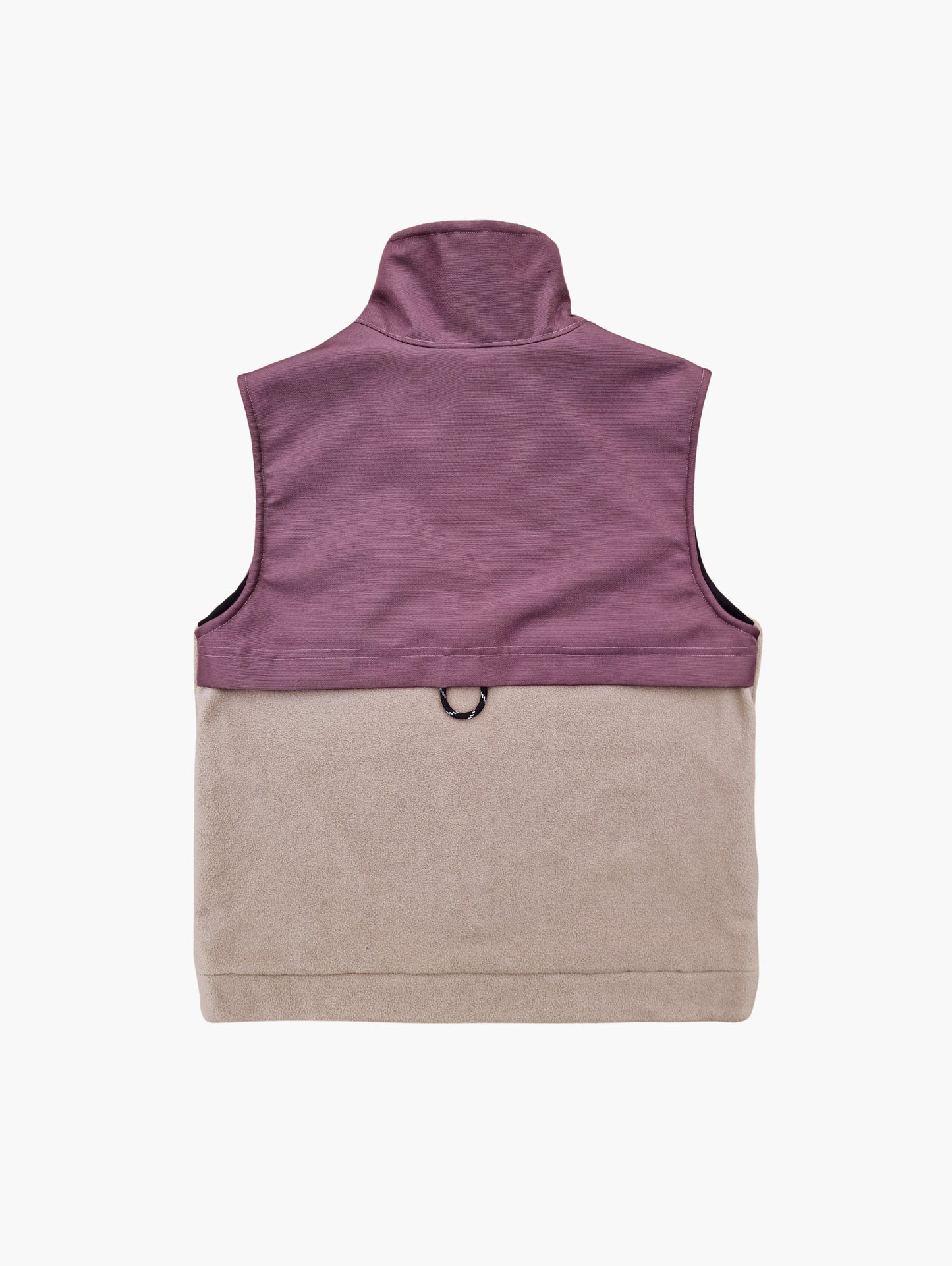 Chaleco polar 'Burgundy/ Dune'