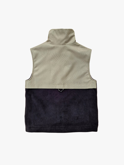 Chaleco polar 'Olive/ Ink'