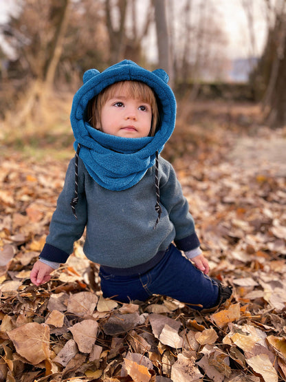 Mini pasamontañas orejitas 'Ocean'