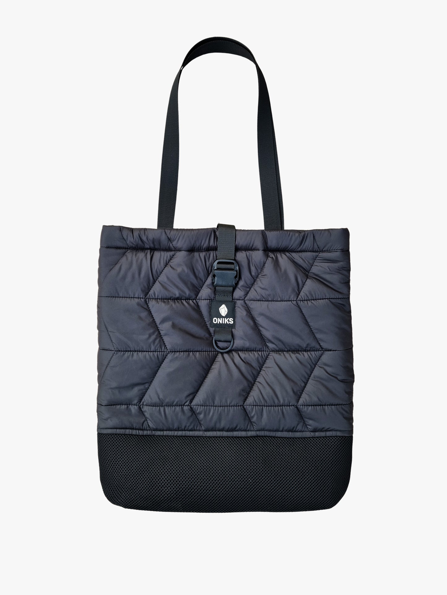 Bolso acolchado con textura 3D 'Silent night'