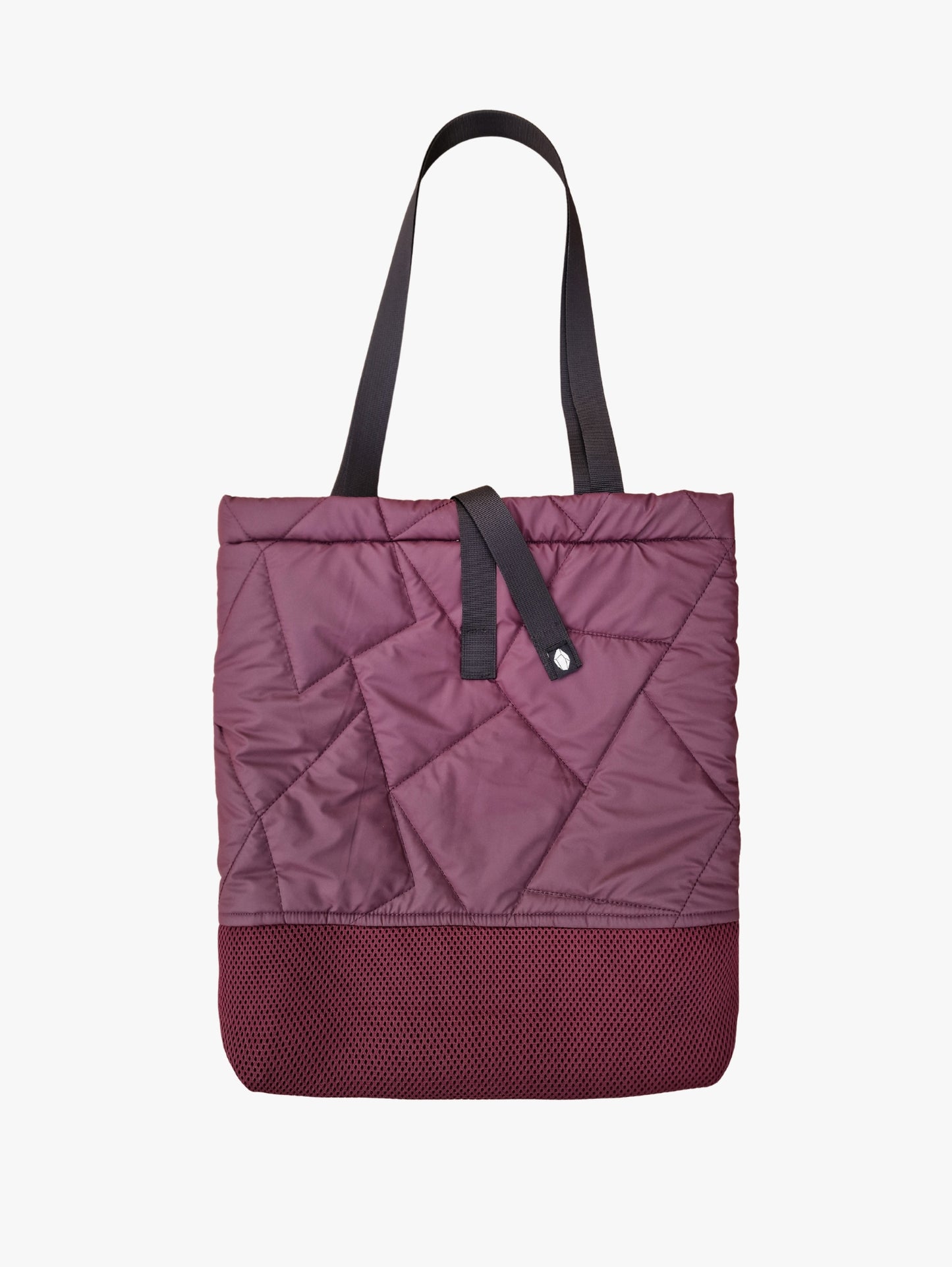 Bolso acolchado con textura 3D 'Wild Berry'