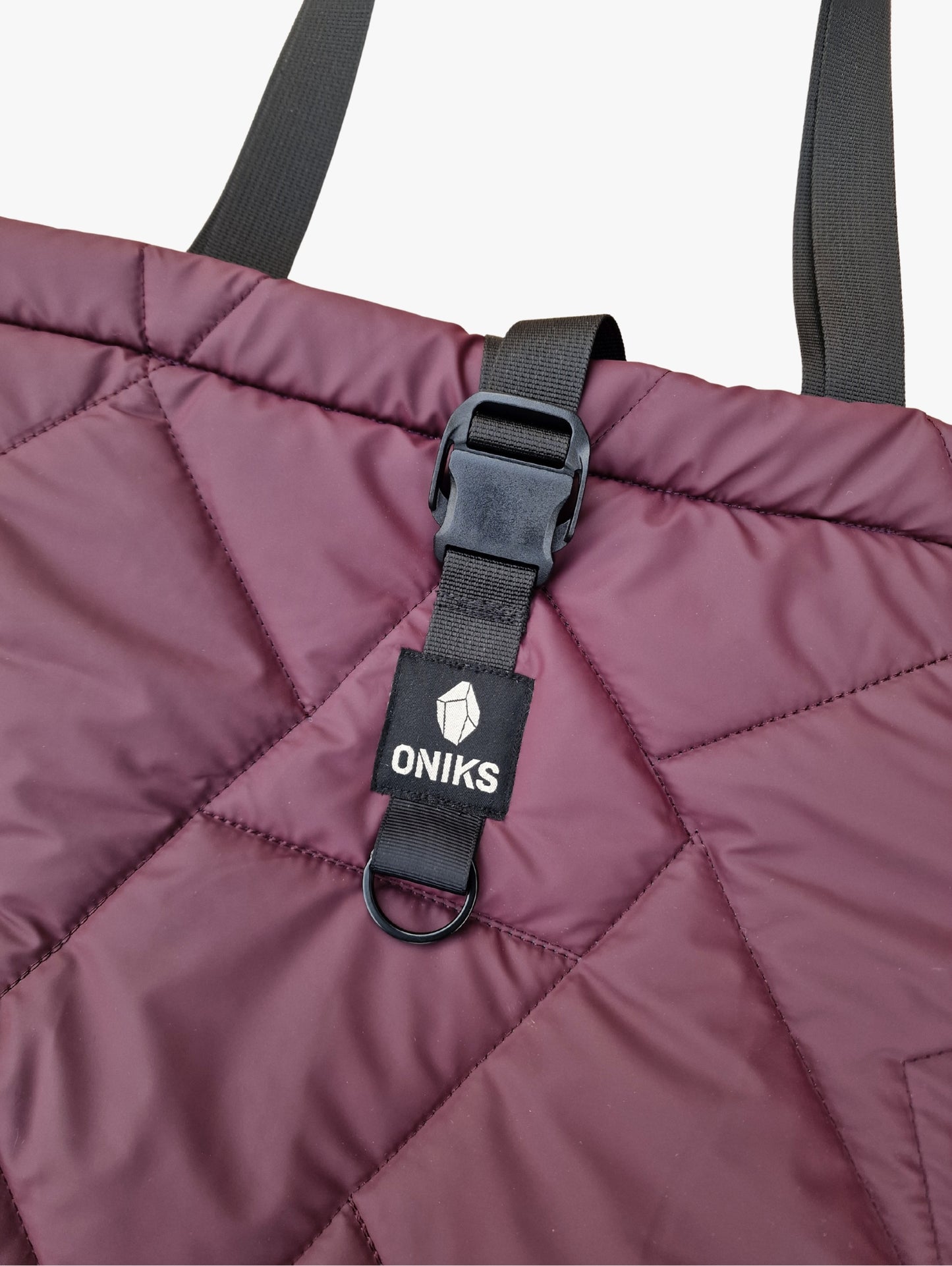 Bolso acolchado con textura 3D 'Wild Berry'